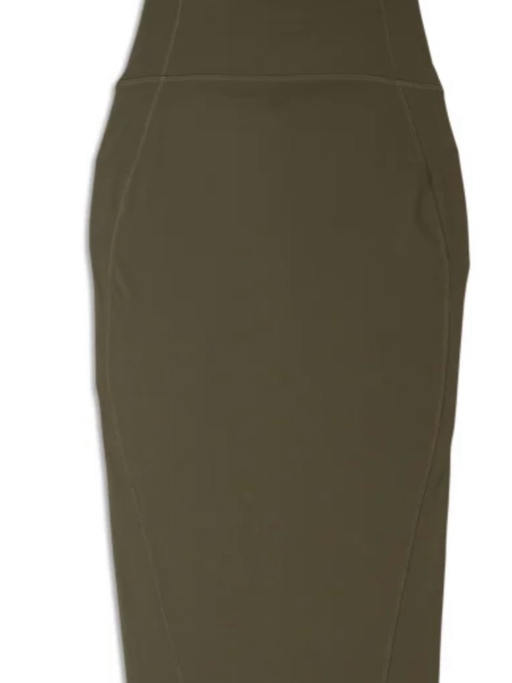 lululemon athletica Olive Green High-Rise Pencil Skirt NWOT